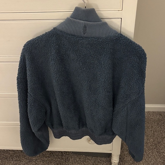 Free People Movement Gear Up Sherpa Jacket in Blue - Picture 8 of 9